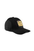 cappello sauerstoff nero arancione toppa