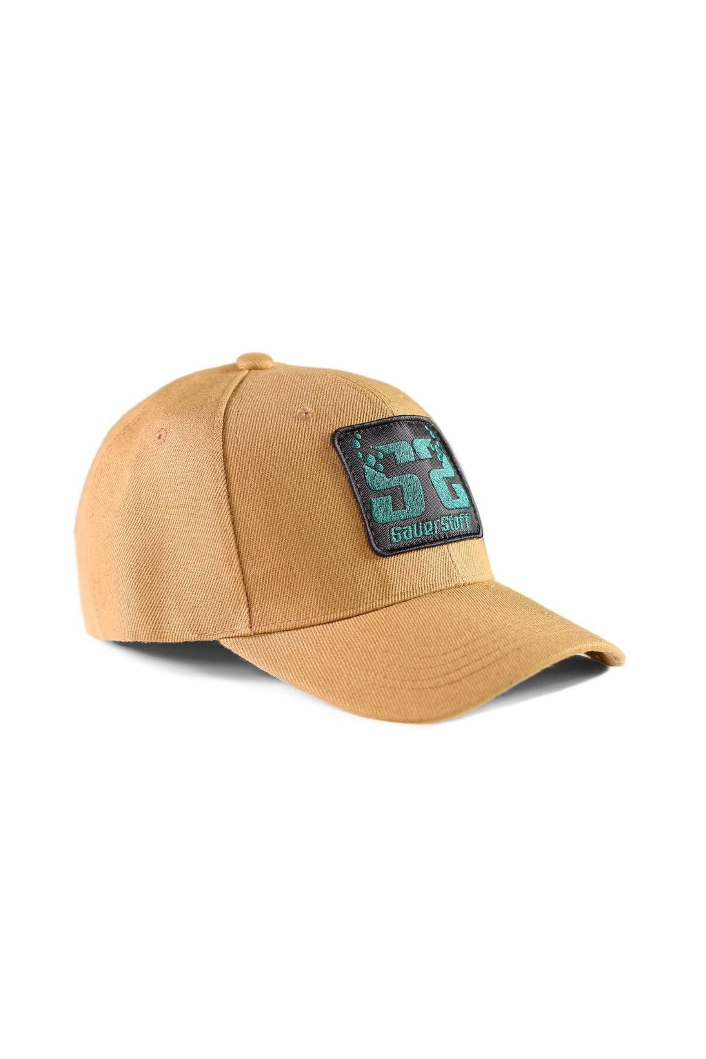 cappello sauerstoff cammello verde toppa