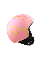 casco senza visiera marble rosa lato destro