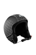 casco senza visiera square nero quadri nero 