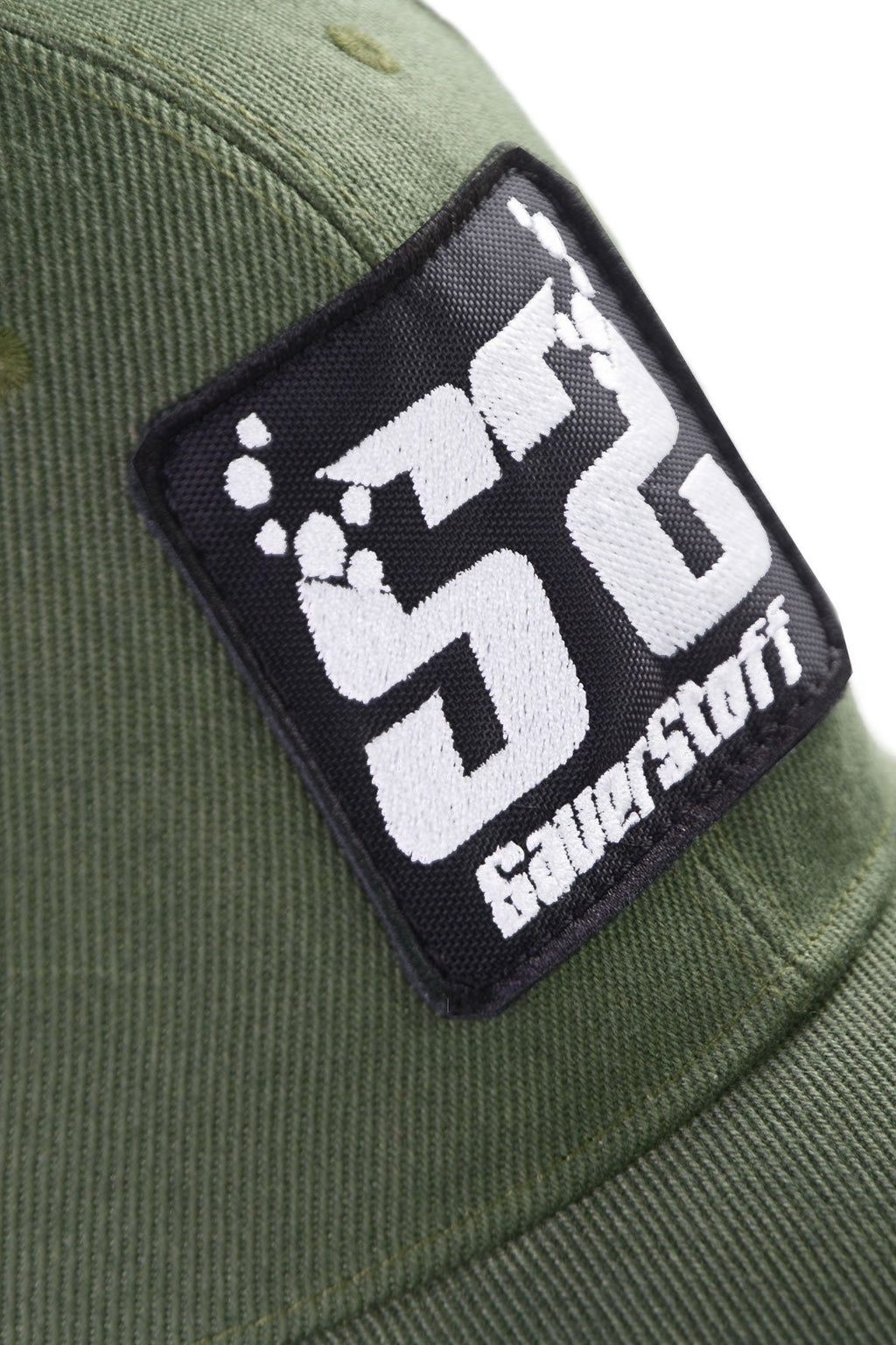 cappello sauerstoff verde bianco ricamo