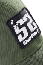 cappello sauerstoff verde bianco ricamo