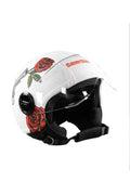 casco demi jet sauerstoff pistola bianco 