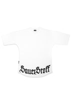 t shirt autunno inverno over sauerstoff scritta 