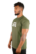 sauerstoff t shirt verde reverse disegno