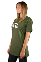 sauerstoff t shirt verde reverse disegno