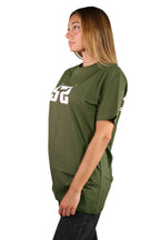 sauerstoff t shirt verde reverse dettaglio